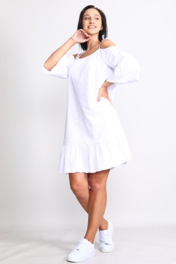 Платье 15489 - белый (Нл)