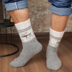 Носки шерстяные GL618 - серый (Нл)