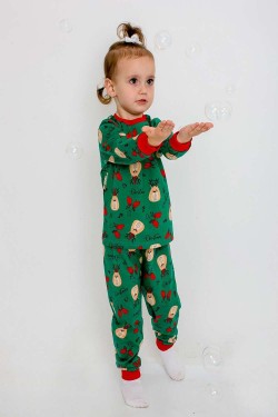Пижама Сплюша детская - зелёный (Нл)