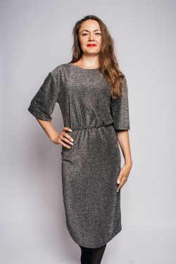 Платье женское 870 - серый (Нл)