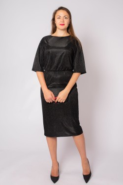 Платье женское 865 - черный (Нл)