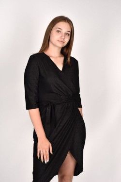 Платье женское 864 - черный (Нл)