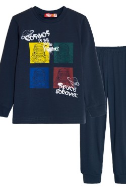 Пижама для мальчика 92192 - темно-серый (Нл)