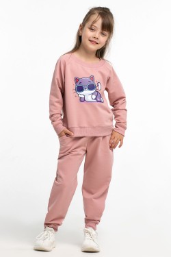 Детский костюм с брюками ПРОСимпл - розовый (Нл)