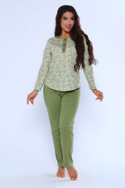 Пижама женская 24276 - зеленый (Нл)
