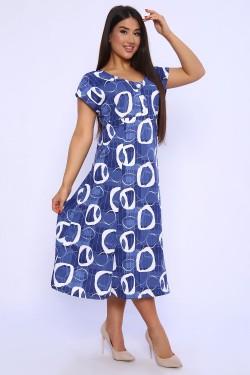 Платье 020 - синий (Нл)