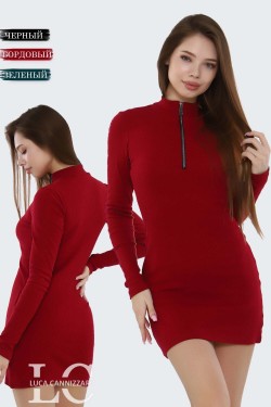 Платье 86088 - бордовый (Нл)