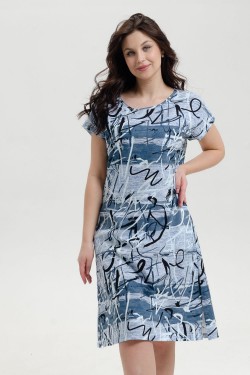Платье 032 - голубой (Нл)