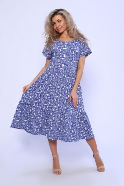 Платье 13125 - голубой (Нл)