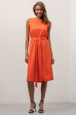 Платье П155дн - оранжевый (Нл)