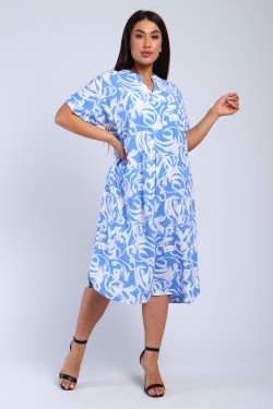 Платье 52339 - голубой (Нл)