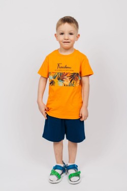 Комплект для мальчика 42115 - оранжевый (Нл)