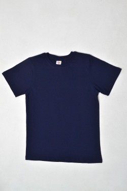 7451 футболка детская однотонная - темно-синий (Нл)