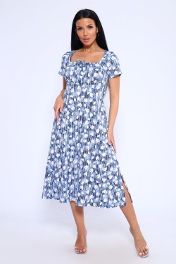 Платье 71124 - синий (Нл)