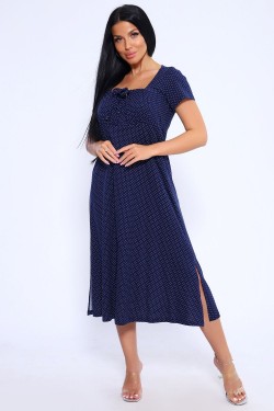 Платье 71124 - темно-синий (Нл)