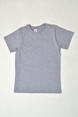 7451 футболка детская однотонная - серый (Нл)