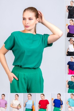 Блуза женская 22275 - зеленый (Нл)