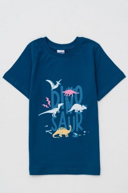 футболка детская с принтом 7443 - морская волна (Нл)