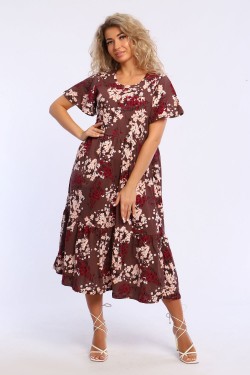 Платье 13245 - коричневый (Нл)