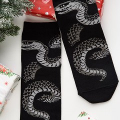 Носки мужские Змей комплект 1 пара - серый (Нл)